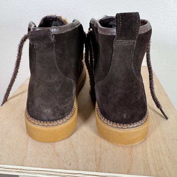 Cole Haan Womens Chaka Bootie All Day Summit Brown Lace Up Ankle Size 7.5 - Picture 4 of 8